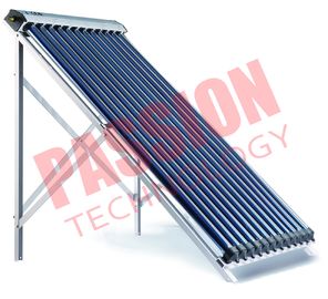 coletor solar aprovado de tubulação de calor da eficiência elevada de Keymark do cobre do condensador de 14*70mm