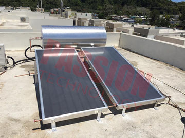 Tipo direto integrado de aço inoxidável da conexão da tomada do calefator de água da placa lisa 150L de aço inoxidável