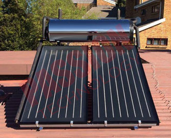 Sistema de aquecimento solar pressurizado de placa lisa, aquecedor de água solar da placa lisa do uso da cozinha