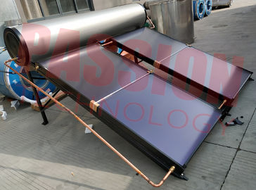 coletor solar do telhado do aquecedor de água da placa lisa de 100L 200L 300L