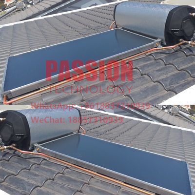 200L pressurizou o coletor solar de Heater Blue Coating Flat Panel da água solar do tela plano