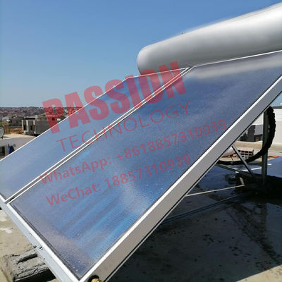 Coletor solar pressurizado de Heater Blue Titanium Flat Panel da água solar da placa lisa