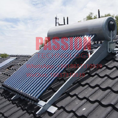 Caldeira de água solar térmica de aço inoxidável 316L com isolamento de espuma de poliuretano