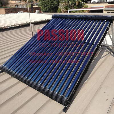 aquecedor de água solar da pressão do condensador do coletor solar 24x90mm de tubulação de calor 20tubes