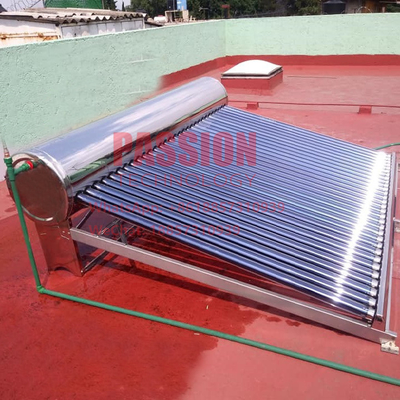 coletor solar solar de tubo de vácuo do aquecedor de água 20tubes da baixa pressão 200L
