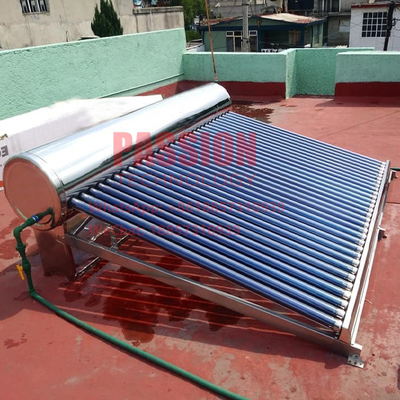 304 coletor solar solar de aço inoxidável de tubo de vácuo do aquecedor de água 30tubes