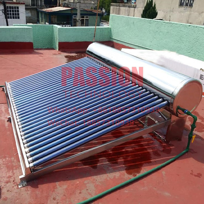 Coletor solar de Heater Low Pressure Vacuum Tube da água 304 solar de aço inoxidável
