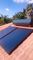 Coletor solar da placa lisa de revestimento Titanium azul pressurizado integrado do aquecedor de água solar