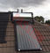 Coletor solar Titanium azul de placa lisa do revestimento do aquecedor de água solar compacto do telhado