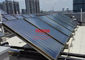 Água solar lisa Heater Hotel Solar Heating da placa lisa do tela plano da soldadura ultrassônica do coletor do titânio azul