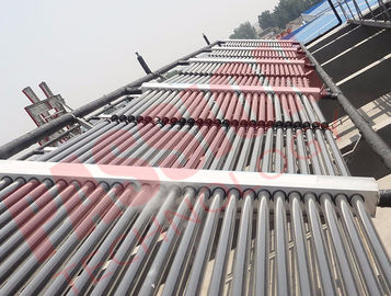 100 tubos evacuaram o coletor do tubo, coletor de calor solar para o grande projeto do aquecimento
