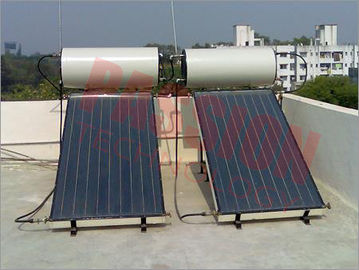 Aquecedor de água solar colorido plano integrado do ecrã plano do azul de aço para o telhado lançado