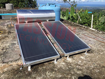 Alumínio do sistema de aquecimento 300L do painel solar da circulação natural e folha do absorvente do cobre