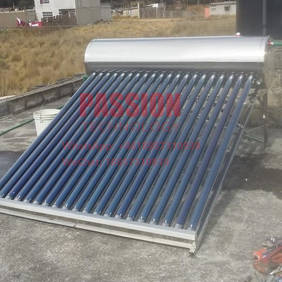 aquecedor de água solar de aço inoxidável do coletor solar 304 de tubo de vácuo de 58x1800mm