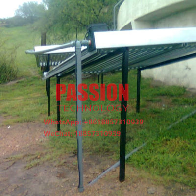 50 tubos de colector solar de tubos de vácuo não sob pressão