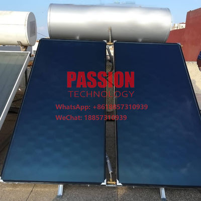 coletor solar de Heater Blue Titanium Flat Panel da água solar da pressão de 250L 0.7MPa