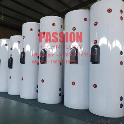 Colector solar de tubos de calor de aço pintado