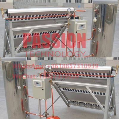 Sistema de água quente solar dividido em titânio