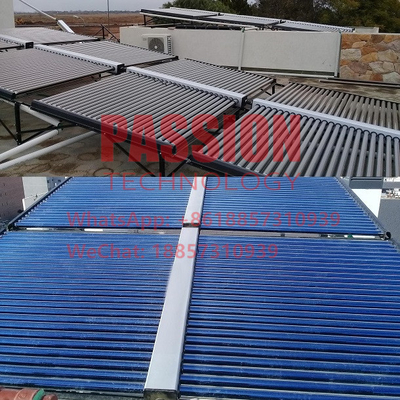 2000L exercem pressão sobre não a água solar Heater Evacuated Tube Solar Collector do tubo de vidro