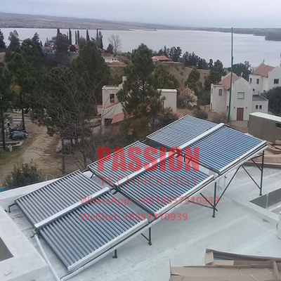 2000L exercem pressão sobre não a água solar Heater Evacuated Tube Solar Collector do tubo de vidro