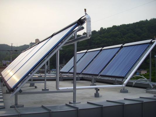 Piscina de água quente coletor de aquecimento solar hotel tubo de calor de alta pressão 30 tubos