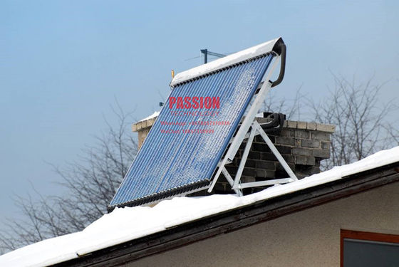 24 mm condensador tubo de calor coletor solar 2000L aquecedor de água solar pressurizado